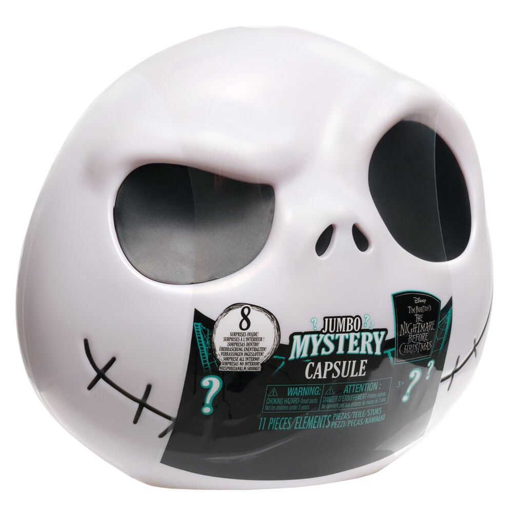 Cápsula Jumbo Mystery con el rostro de Jack Skellington de Disney