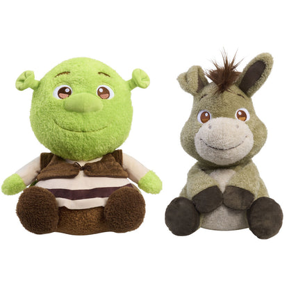 Peluches Comfeez de Shrek y Asno de 30 cm