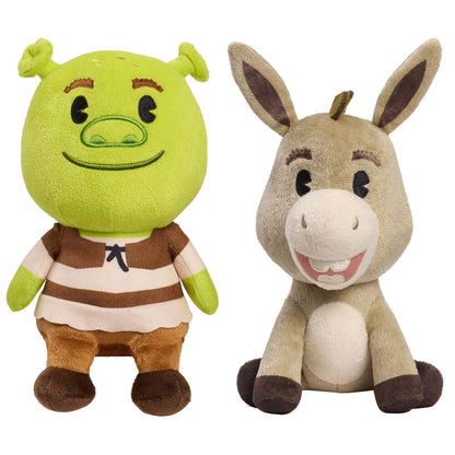 Peluches surtidos de Shrek, Fiona y Asno de JUST PLAY - 2