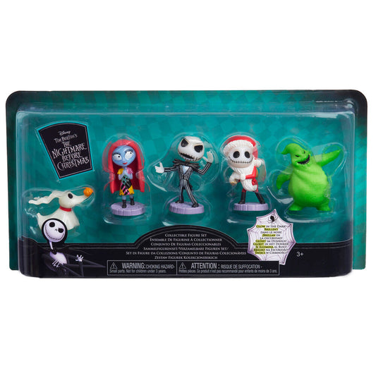 Set de cinco figuras Disney de Pesadilla Antes de Navidad