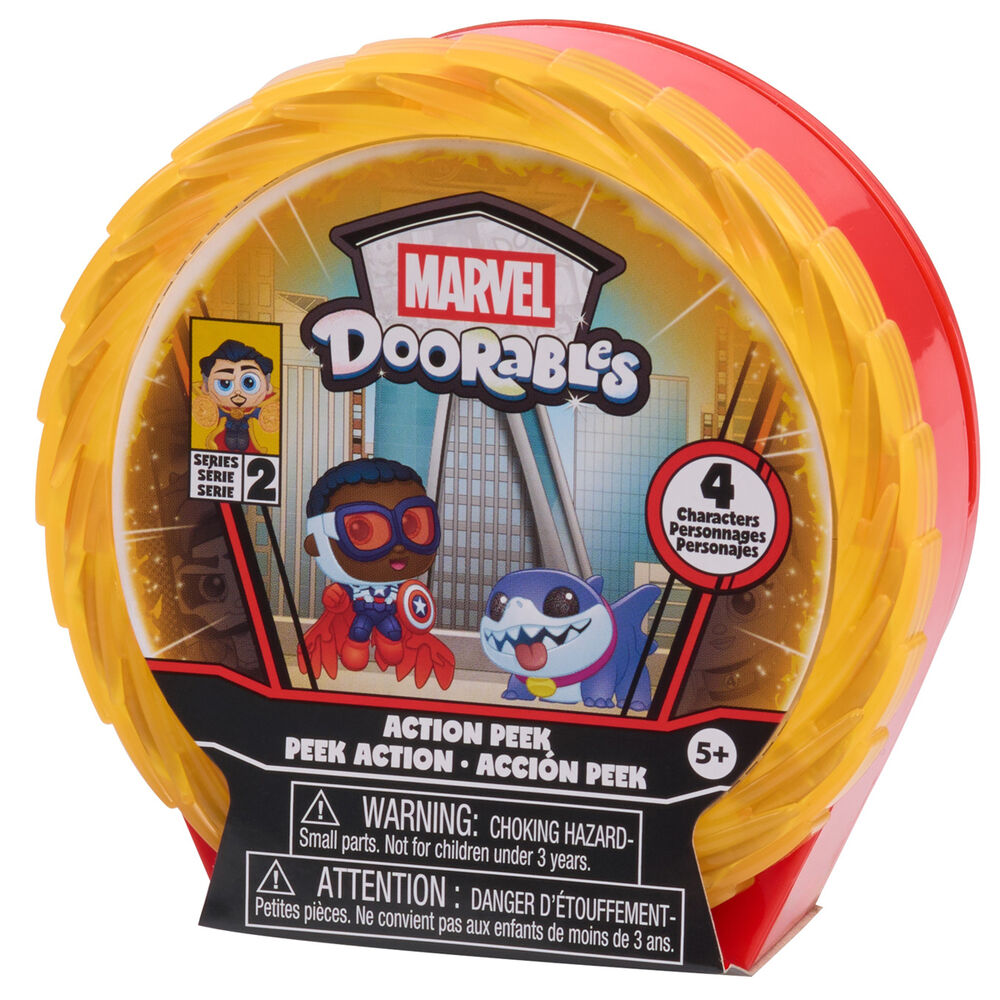 Cápsula Marvel Doorables Action Mini Peek Series 2 con 4 figuras sorpresa - 3