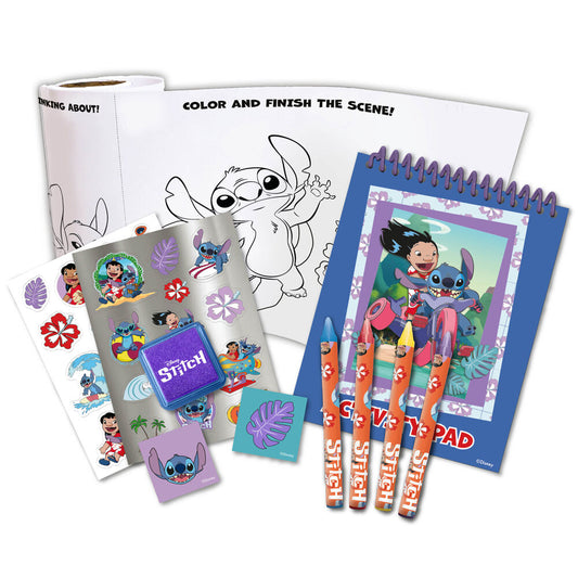 Set de manualidades Stitch Disney en estuche azul con asa - 3