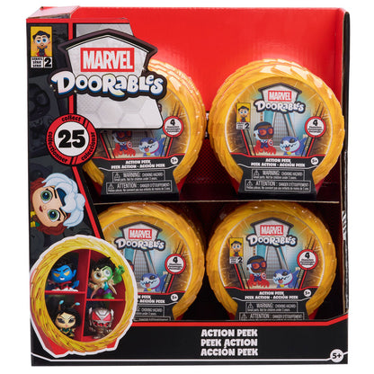 Cápsula Marvel Doorables Action Mini Peek Series 2 con 4 figuras sorpresa - 4