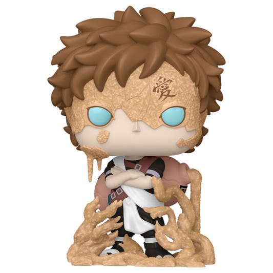 Figura Funko POP! de Gaara de Naruto rodeada de arena