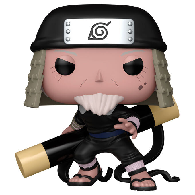 Figura Funko POP! de Hiruzen Sarutobi con barba blanca y atuendo negro
