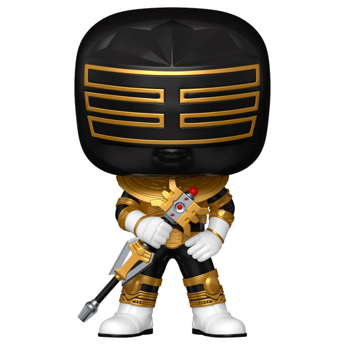 Figura Funko POP Gold Zeo Ranger de Power Rangers en negro y dorado