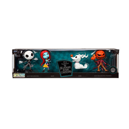 Blíster con cuatro figuras Metalfigs de Pesadilla antes de Navidad Disney - 2
