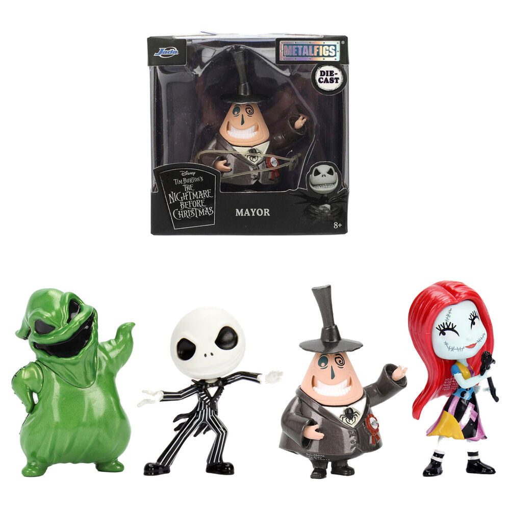 Figura Metalfigs de Pesadilla Antes de Navidad en caja, surtido Disney