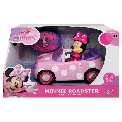 Vehículo Roadster rosa de Minnie Disney con mando a distancia - 2