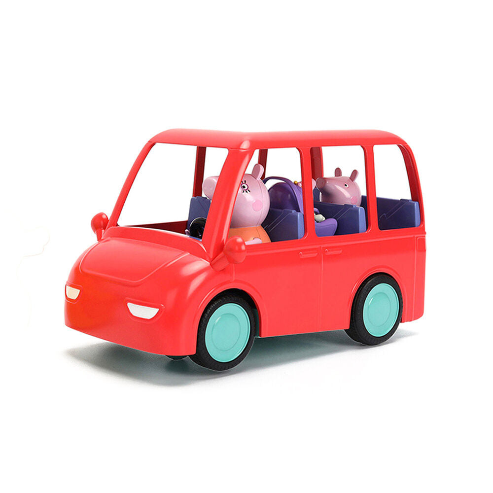 Vehículo rojo radio control de Peppa Pig con figuras y mando amarillo - 6