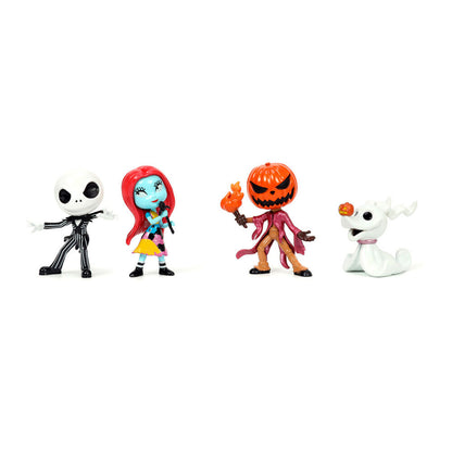 Blíster con cuatro figuras Metalfigs de Pesadilla antes de Navidad Disney