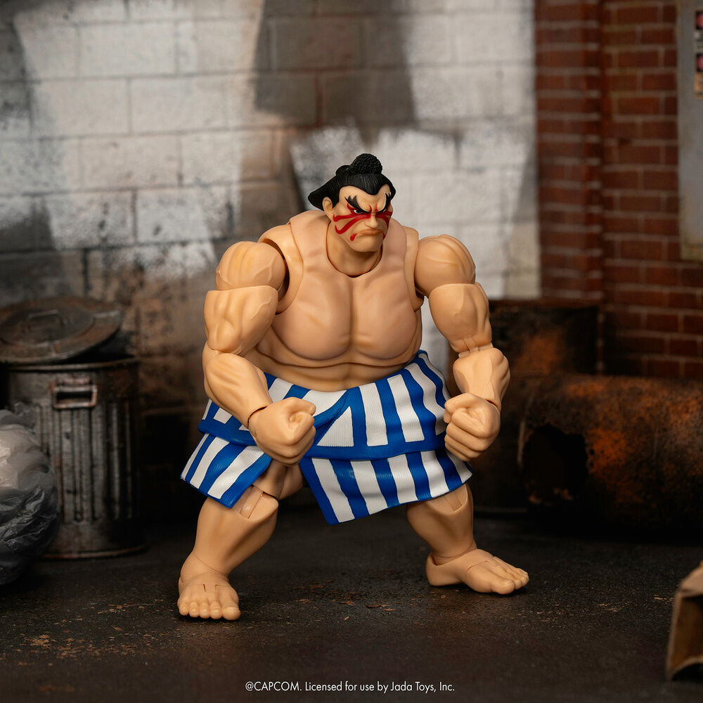 Figura articulada de Honda de Street Fighter II con accesorios - 5