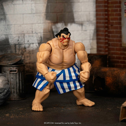 Figura articulada de Honda de Street Fighter II con accesorios - 5