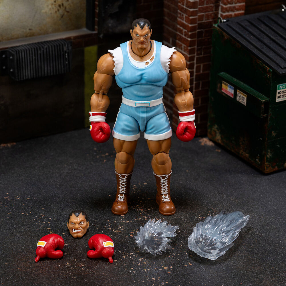 Figura articulada de Balrog de Street Fighter II con accesorios - 4