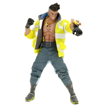 Figura articulada de David de Cyberpunk Edgerunners con chaqueta amarilla - 4