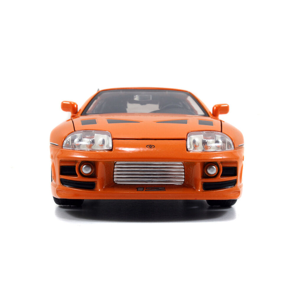 Réplica naranja del Toyota Supra de Fast & Furious con figura de Brian - 4