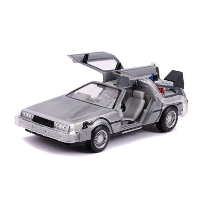 Réplica DeLorean de Regreso al Futuro II Jada Toys a escala 1:24 - 3