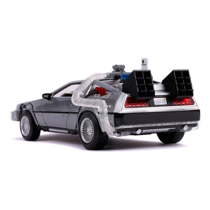 Réplica DeLorean de Regreso al Futuro II Jada Toys a escala 1:24 - 4