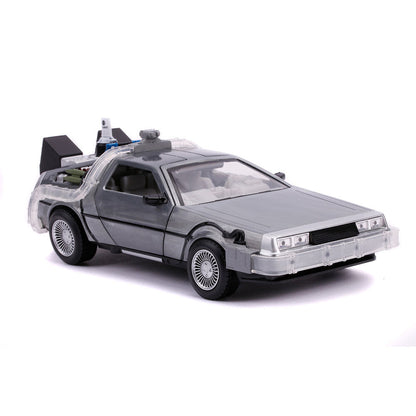 Réplica DeLorean de Regreso al Futuro II Jada Toys a escala 1:24 - 5