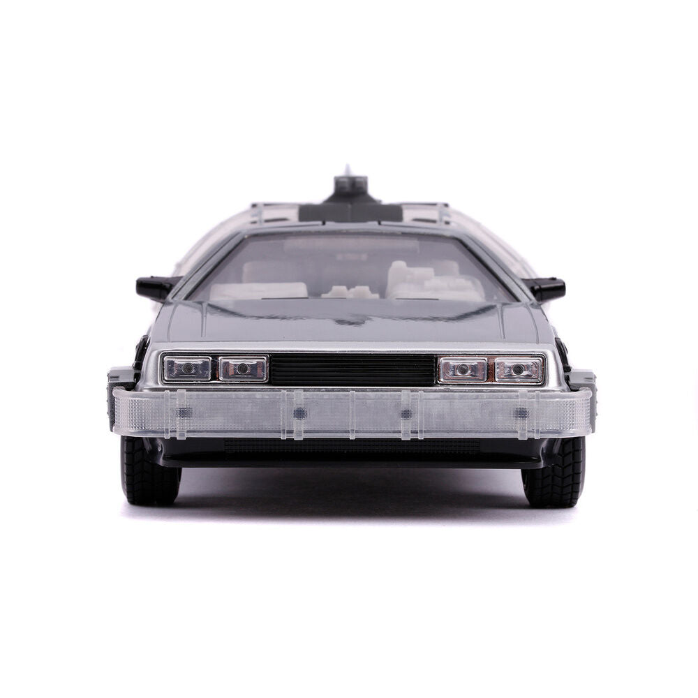 Réplica DeLorean de Regreso al Futuro II Jada Toys a escala 1:24 - 6