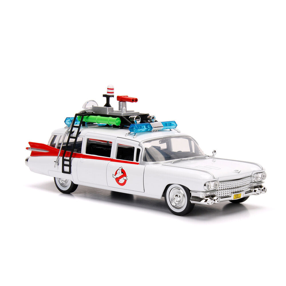 Réplica metálica del coche Ecto-1 de Cazafantasmas a escala 1:24 - 3