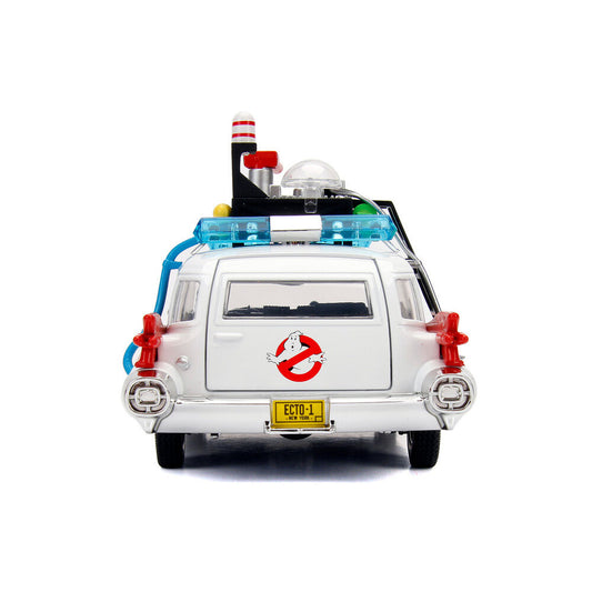 Réplica metálica del coche Ecto-1 de Cazafantasmas a escala 1:24 - 5