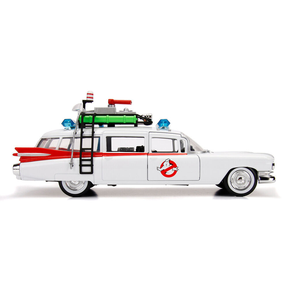 Réplica metálica del coche Ecto-1 de Cazafantasmas a escala 1:24 - 6