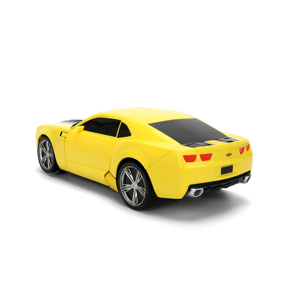 Vehículo teledirigido Bumblebee Transformers transformable amarillo y negro - 7