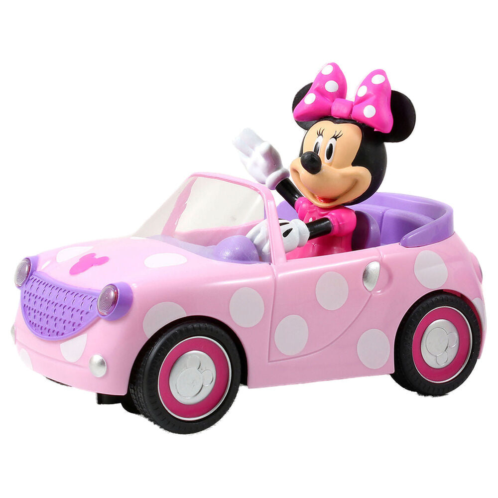 Vehículo Roadster rosa de Minnie Disney con mando a distancia - 4