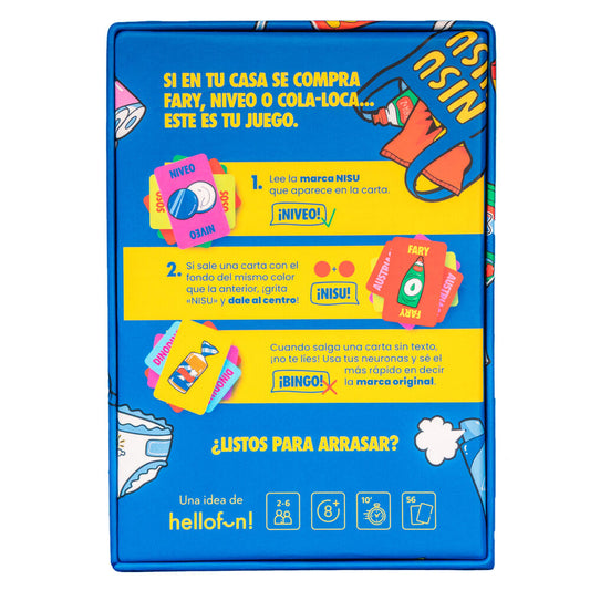 Caja azul del juego de cartas Nisu de HELLOFUN! - 5