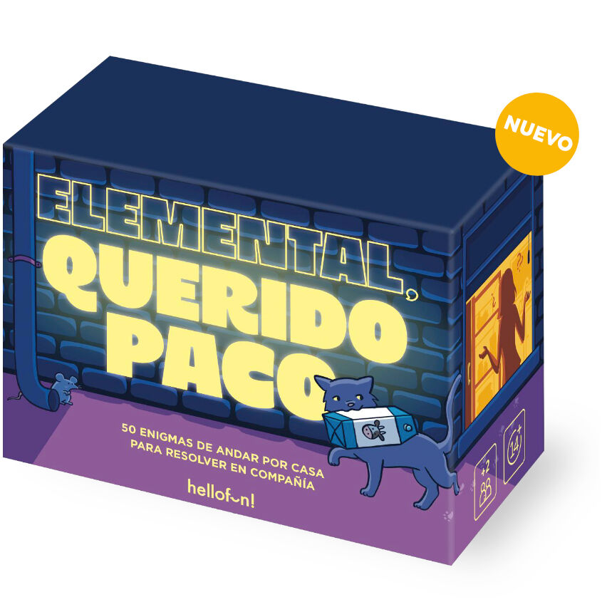 Caja del juego de mesa Elemental Querido Paco de HELLOFUN!