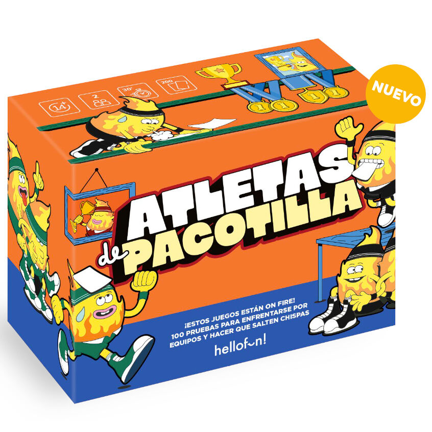 Caja del juego Atletas de Pacotilla de HELLOFUN!