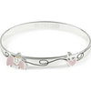 Pulsera brazalete Dumbo Disney de plata 925 con corazón rosa