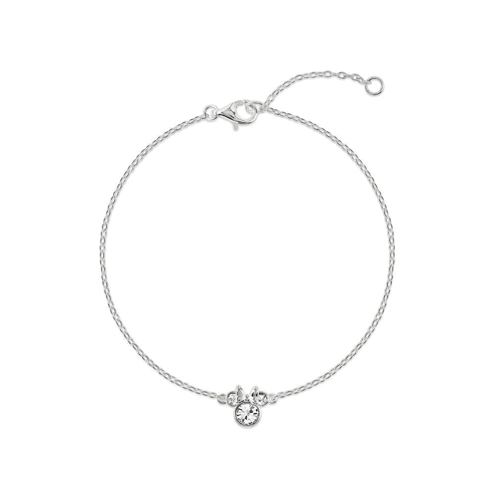 Pulsera de plata 925 con motivo central de Minnie Disney