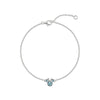 Pulsera Minnie Disney de plata 925 con detalles azules