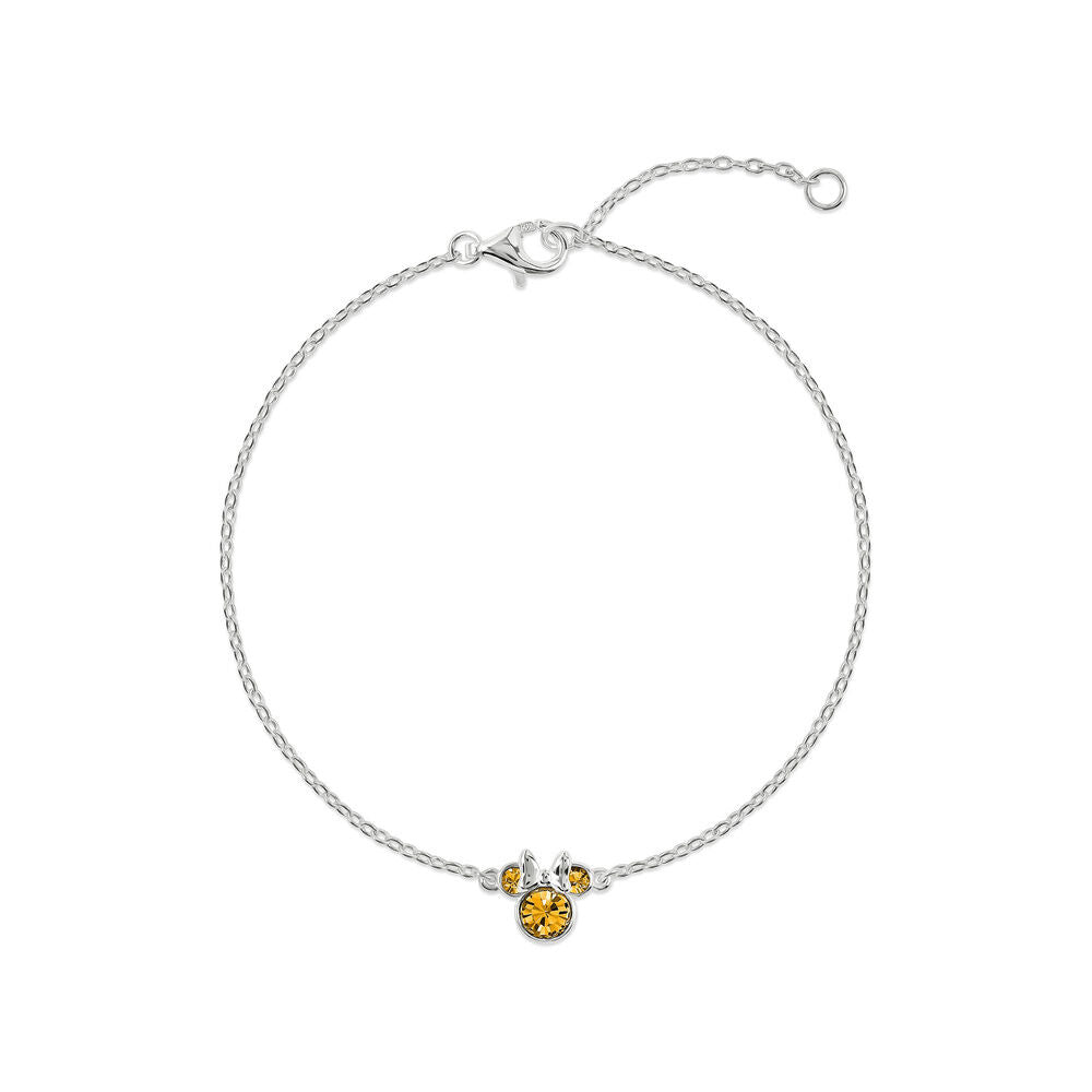 Pulsera de plata 925 con motivo de Minnie Disney