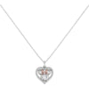 Colgante de corazón Minnie Disney en plata 925