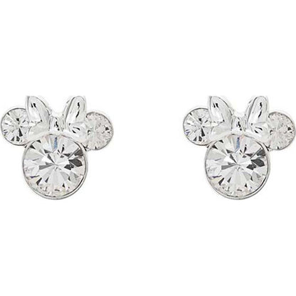 Pendientes de plata 925 con silueta de Minnie Disney