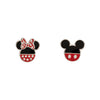 Pendientes Disney de plata 925 con Mickey y Minnie