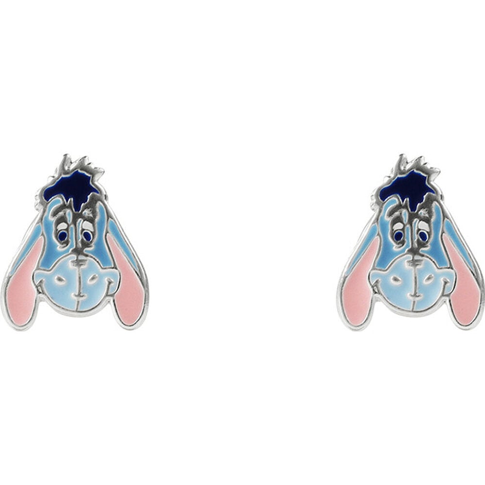 Pendientes de plata 925 con diseño de Igor de Winnie the Pooh