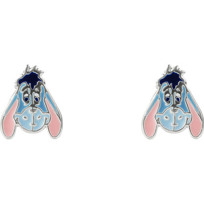 Pendientes de plata 925 con diseño de Igor de Winnie the Pooh