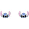 Pendientes de plata 925 con el rostro de Stitch Disney en azul y rosa