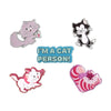 Set de cinco pines Disney de Los Aristogatos con diseños de gatos