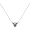 Colgante Minnie Disney de plata 925 con detalles rosados