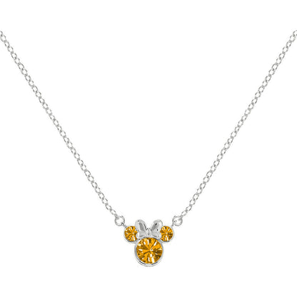Colgante Minnie Disney de plata 925 con detalles amarillos