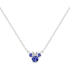 Colgante Minnie Disney de plata 925 con detalles azules