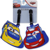 Set de dos etiquetas de equipaje Cars Disney Pixar en silicona