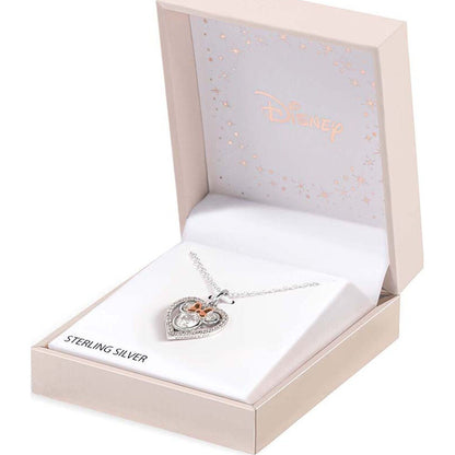 Colgante de corazón Minnie Disney en plata 925 - 2