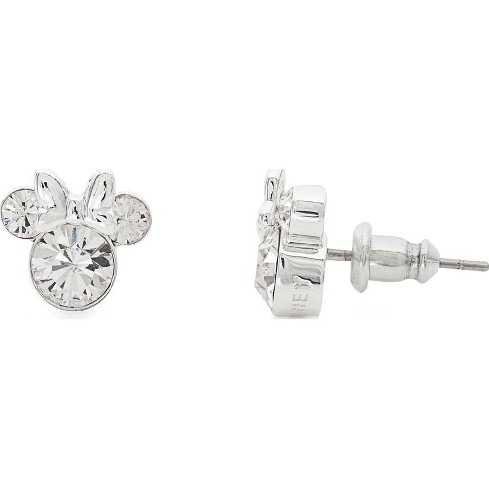 Pendientes de plata 925 con silueta de Minnie Disney - 2