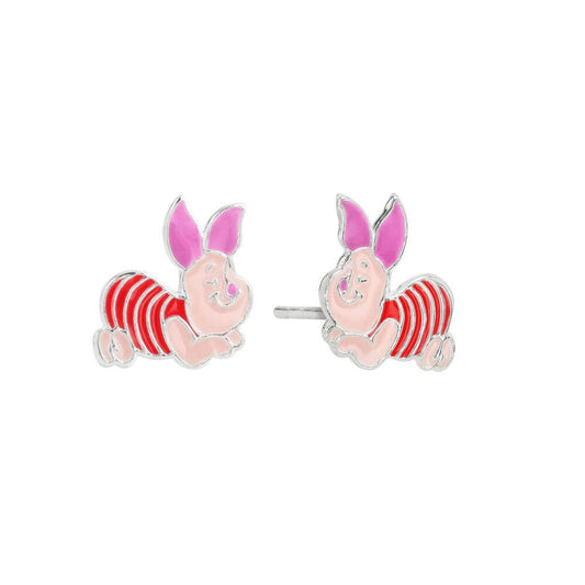 Pendientes de Piglet de Winnie the Pooh Disney en plata 925 - 2